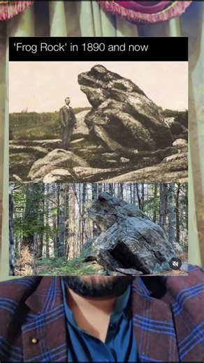 Frog Rock: 1890 vs. 2026 Comparison | Famous Massachusetts Landmark