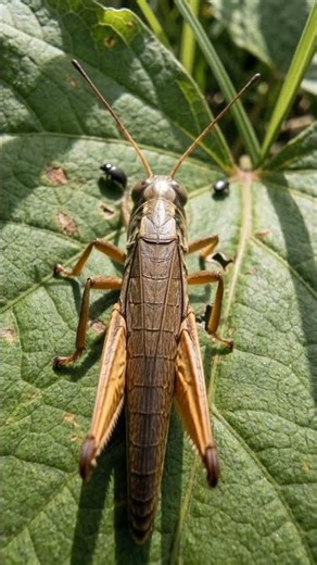 Through the Eyes of a Grasshopper: Jumps, Crawling & Survival at Ground Level | Micro-Camera POV