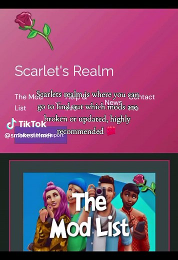 Check Your Sims 4 Mods Update Status with Scarlet's Realm