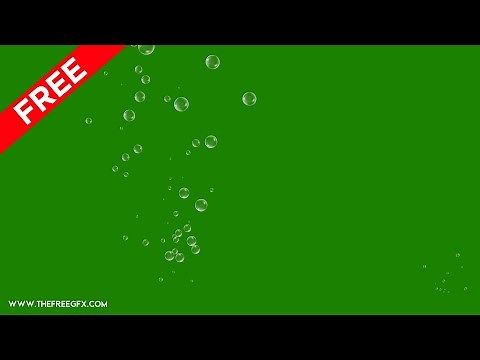 Green screen underwater bubbles,bubbles green screen video