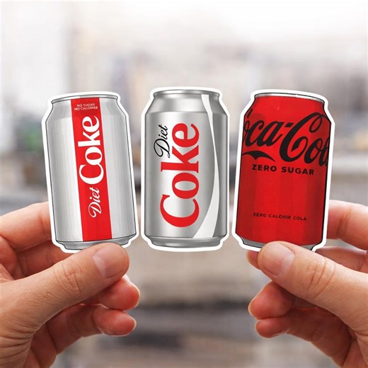 Triple (3) Pack Zero Sugar Diet Soda Pop Sticker, Waterproof Vinyl Decal for Sugar-free Soda Pop Fans (3x6 Cm) - Etsy Canada
