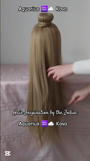 Our zodiac-inspired hair series continues! ✨ Aquarius ♒☁️ Independent & Innovative #aquarius #hair