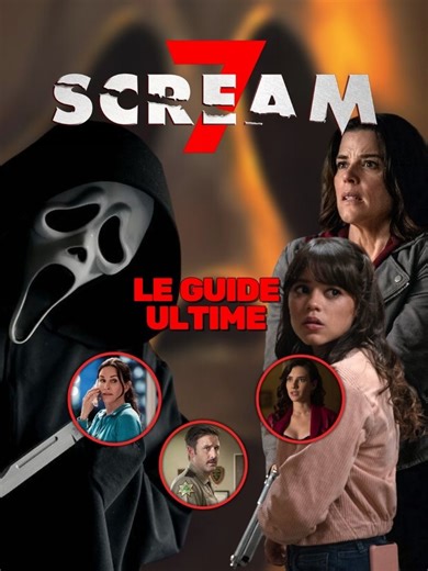 Le guide ultime avant ta seance scream 7 !! 📞 Tu vas voir Scream au cinéma ? Voilà le briefing rapide pour comprendre toute la saga avant la séance 👀🔪 Origines, évolution de Ghostface, liens entre les films et pourquoi la franchise a changé les règles du film d’horreur… tout est là pour arriver prêt dans la salle 🎬 ⚠️ Sans gros spoilers 🍿 Parfait avant le film #Scream #Ghostface#MovieTok#FilmTok #fyp #viral #PourToi