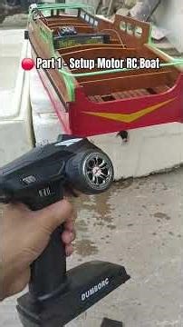How to install a remote control boat engine Part 1 #diyrcboat #rcboatbatam
