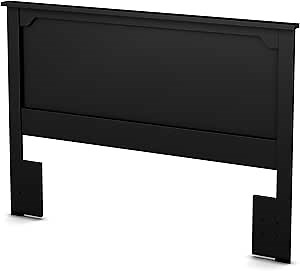 South Shore Fusion Collection Full/Queen Panel Headboard Finish: Pure Black