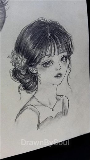 how to draw girl✨#art #drawing #draw #artist #artwork #fyp #girldrawing #howtodraw #tutorial #doodle