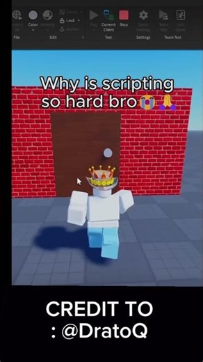 WHY SCRIPTING SO HARD #roblox #script ‪@DratoQ‬