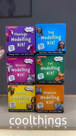 Craft, imagine and play! Plasticine Animal Modelling Kit Vibrant colours, endless combinations Easy instructions, great results Bring adorable animals to life! #plasticine #modellingkit #animal #coolthingsaustralia #coolgifts #coolthings | CoolThings Australia | Facebook