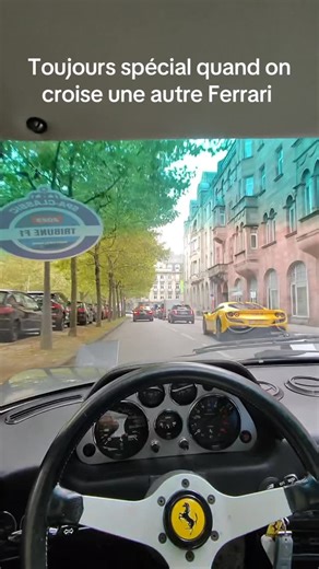 La Ferrari 308 de Seb 👋🏻 on Instagram: "Quand tu croises une autre Ferrari en ville 🥰 #ferrari308gtb #ferrari #classiccars #vintagecar #v8passion #italianstyle #iconiccars"