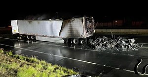 UPDATE: Northbound Highway 101 fully reopens in Shell Beach following big rig fire