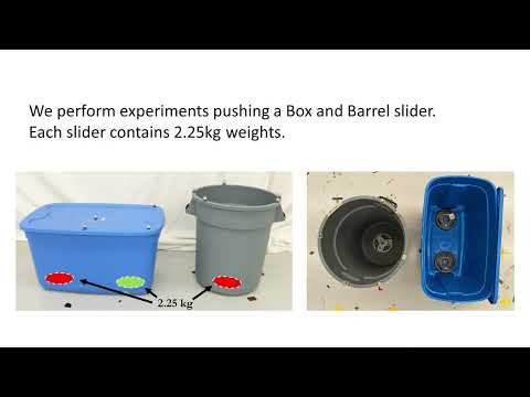 Force Push: Robust Single-Point Pushing with Force Feedback