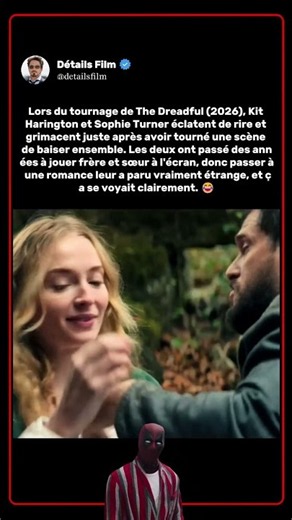 While Filming The Dreadful (2026), Kit and Sophie Couldn't Stop Making Faces