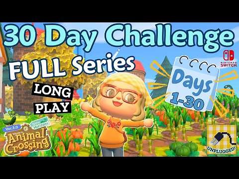 Unplugged Cozy ACNH Longplay Animal Crossing 3.0: Full 30 Day Island Challenge & Design Series 🍃
