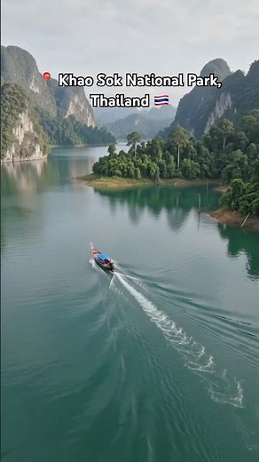 Khao Sok National Park 🇹🇭 | Thailand’s Hidden Rainforest Paradise 🌿 #short