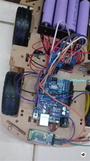 Wireless Robot Control System Using Bluetooth &L298N🚙📲#BluetoothRobot#ArduinoProject #L298N#Robotics