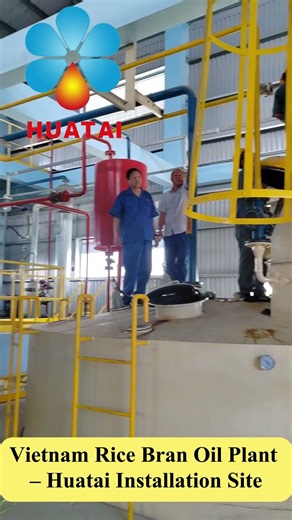 Vietnam Rice Bran Oil Plant | Huatai Installation in Progress