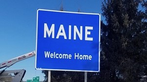'Welcome Home' sign replaces decades-old 'The Way Life Should Be' on Maine Turnpike