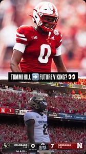 5.8K views · 873 reactions | The #Vikings have extended a rookie minicamp invite to former Nebraska CB Tommi Hill  Hill was viewed by some as a potential 1st round pick before this last season. He also had a standout game against the #2 overall pick Travis Hunter with a 83.5 PFF grade  #SKOL | @vikings | vikesverified | Facebook