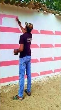 Amazing 3D Wall Art | #3dwall #walldesign #wallart #wallpaint #homedecor #diydecor #shorts #viral