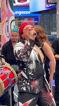 Elvis Crespo for TSQ Live in Times Square! ❤️ #ElvisCrespo #TSQLive #TimesSquare #NYC #NewYorkCity