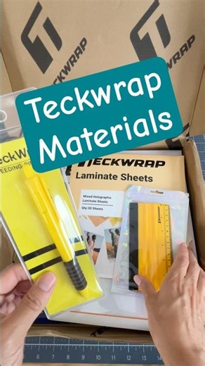 Unbox some new Teckwrap supplies with me! #teckwrapcraft