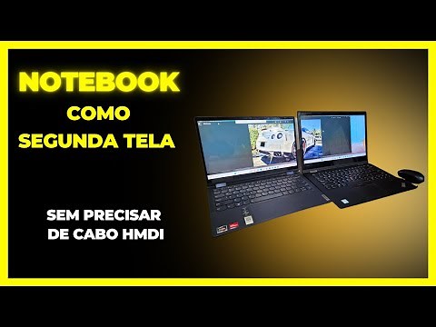 Como conectar dois notebook como segundo monitor sem usar cabo HDMI - método 3
