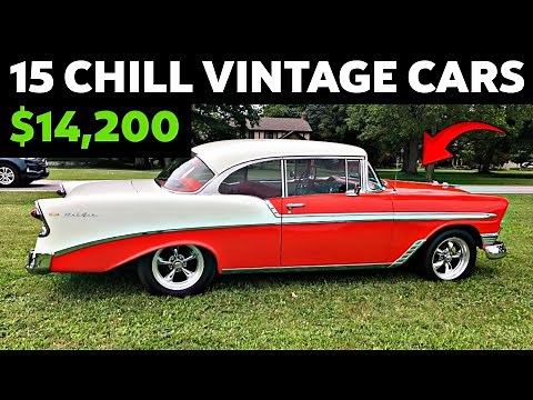 Low Prices Available: 15 Vintage Cars For Sale Under $20,000