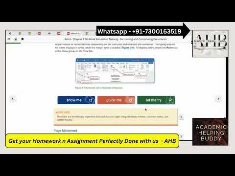 Word Chapter 2 SIMbook Simulation Training | Formatting and Customizing Documents | SIMnet