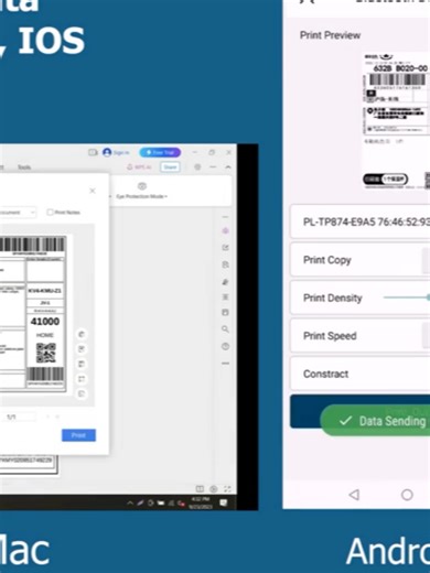 GROZZIIE Thermal Label Printer A6 4x6 Waybill Barcode Printer USB Bluetooth for Online Sellers #WaybillPrinter #ShippingLabelPrinter #PrintingSolution #Elec #TikTokShopPH #Electronic