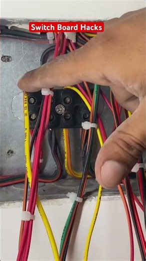 Switch Board Hacks & Tips Telugu #ytshorts #shorts #switch #vamsitechworks #electrical