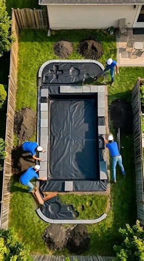 The Most Unique Koi Pond Ever Made? #gaming #backyard #landscape #home