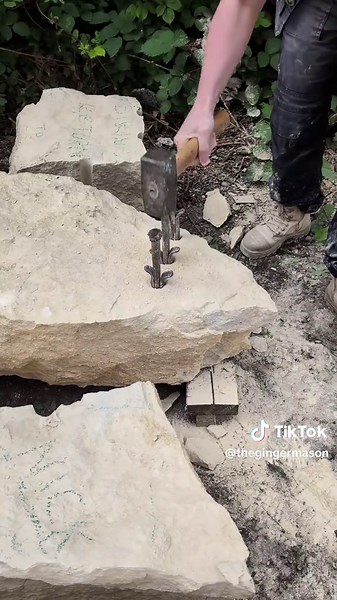 Ancient Techniques for Hand-Splitting Rocks