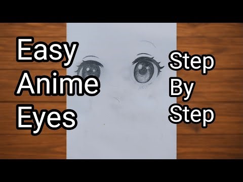 How to Draw Anime Eyes Step by Step (Easy for Beginners)
