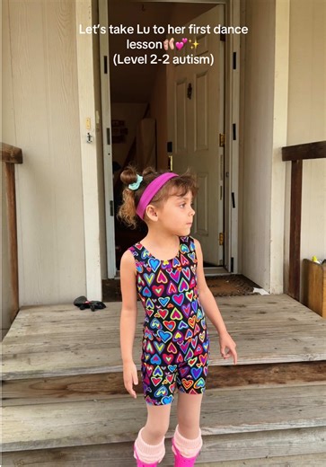 This was a little hard and sad. This is the same dance instructor I had when I was Lu’s age #dancelesson #navigatingautism #autismacceptance #momsoftiktok #foryoupage