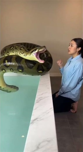 “She Threw a Toy… But This Came Out 🐍”