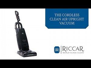 The Riccar Clean Air Cordless Upright Vacuum