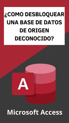 Cómo desbloquear una base de datos en MS Access