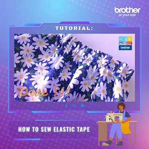 11 reactions | Using elastics in your sewing projects allows your fabric to be stretched and better keep it in place. Elastics are the perfect material to use for growing children, babies, or for clothes worn for comfort. Watch on to learn the basic sewing tutorial of how to sew an elastic tape. Enjoy and happy sewing! ✨ #BrotherMalaysia #AtYourSide | Brother International Malaysia | Facebook