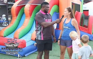 9K views · 67 reactions | CND Racing Performance Parts, Rick and Chase Huffman, sponsored the 2024 kid’s bounce house, face painting, and playground this year at the 29th Annual Mickey Thompson Performance Tires & Wheels Million Dollar Race! We caught up with a family on the playground to talk about the “Million Week Experience” for families and kids of all ages. | The Million Dollar Drag Race | Facebook