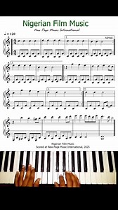 3.7K views · 27 reactions | Keyboard Performance of "Nigerian Film Music" at New Page Music International  ‎You may be asking, "Why does this song end on a G chord (V)?" That is because it was designed to be repetitive. After the last measure, you can repeat from bar 7 or from the begining. You repeat till you are tired.  ‎#nigerianfilmmusic ‎#pianomusic ‎#pianists ‎ | New Page Music International | Facebook