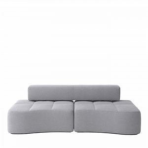 Swap Modular Gray Swivel Sofa