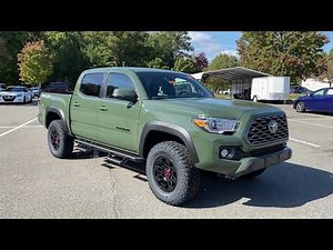 You Must See this 2021 Tacoma TRD Off-Road in Army Green with XP Predator Package!