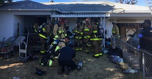 Fiery explosions, evacuations at Lemon Grove house fire