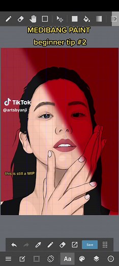 Medibang Paint Pro: Rasterize Text Layer Tutorial