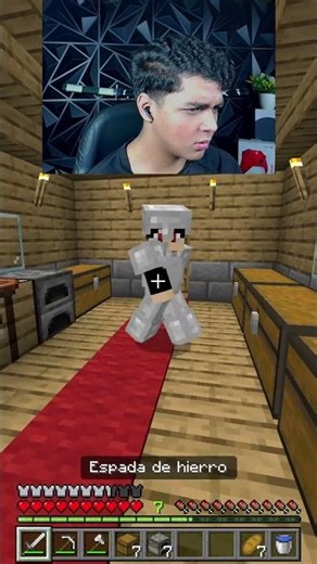 LA NUEVA GRANJA DE HIERRO DE MI AMIGO... #minecraft #shorts