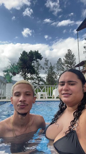 Playful Poolside Fun on a Sunny Day