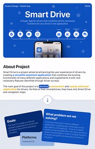 Smart Drive | Mobile Superapp for drivers UX/UI design - Daria Kozak-Nechaieva