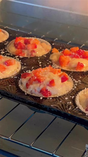 These incredible Strawberry Muffins are melt in your mouth wonders chock full of fresh strawberries. I love how easy they are to make and yes they’re the perfect grab and go snack. Recipe up on the blog! 👉 link in bio👈 #preppykitchen #baker #recipevideo | Preppy Kitchen