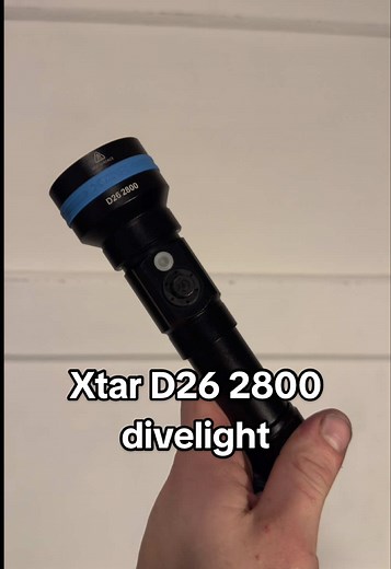 💡 Meet the XTAR D26 2800 — tested in caves, cold water, and low visibility! 2800 lumens of clean, tight beam power 🌊 Perfect for underwater communication and technical diving. Magnetic switch works with gloves, multiple brightness modes, solid runtime down to 30m in 5°C water. Curious how it performs as a primary light vs. backup? Check out the full review on my YouTube channel! 🎥🔦 #XTARD26 #DiveLight #TechnicalDiving #DIRDiving #UnderwaterGear