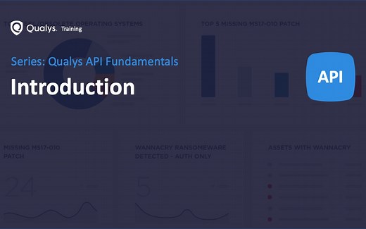 Qualys API Introduction